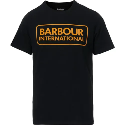 Essential Large Logo Motorcycle T-Shirt , male, Sizes: S, XL, M - Barbour - Modalova