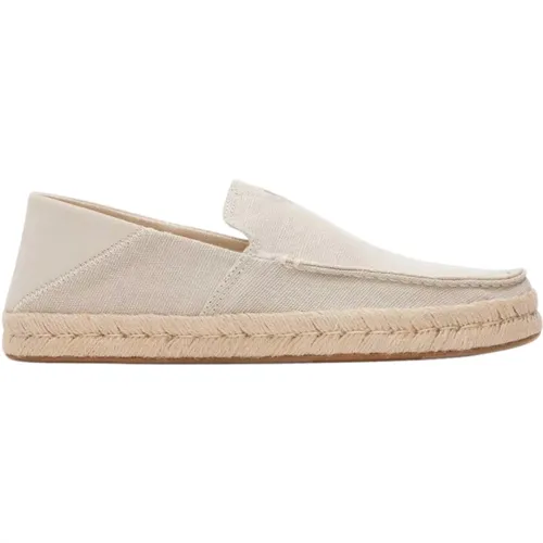 Alonso Rope Loafers in Creme , male, Sizes: 10 UK, 10 1/2 UK, 8 UK, 9 UK, 9 1/2 UK - TOMS - Modalova