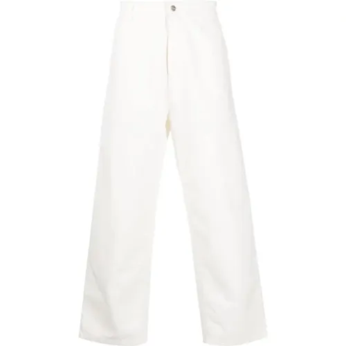 Cotton Straight Cut Trousers , male, Sizes: XS - Carhartt WIP - Modalova