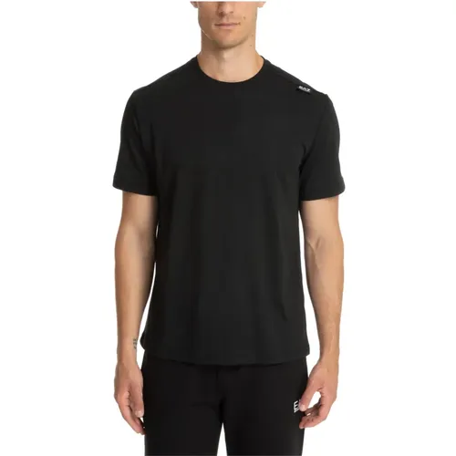 Gemustertes T-Shirt mit Logo-Detail , Herren, Größe: 2XL - Emporio Armani EA7 - Modalova