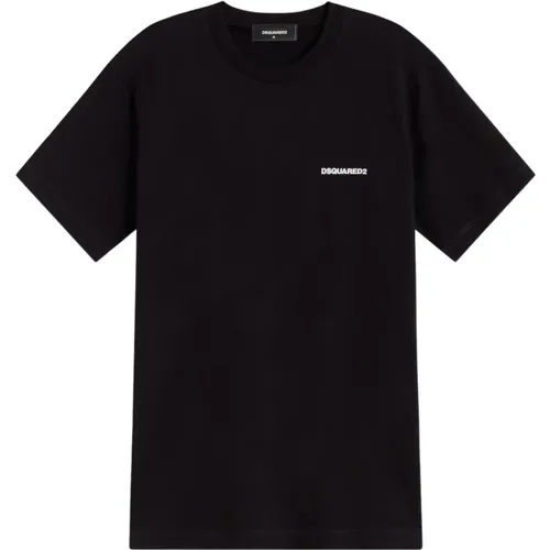 Milan Urban Print Cool Fit T-Shirt , Herren, Größe: M - Dsquared2 - Modalova