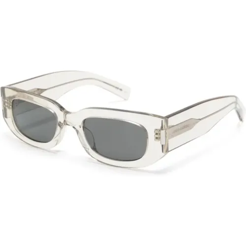 Brown/Havana Sunglasses , unisex, Sizes: 51 MM - Saint Laurent - Modalova