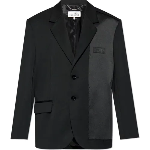 Blazer mit Logo MM6 Maison Margiela - MM6 Maison Margiela - Modalova