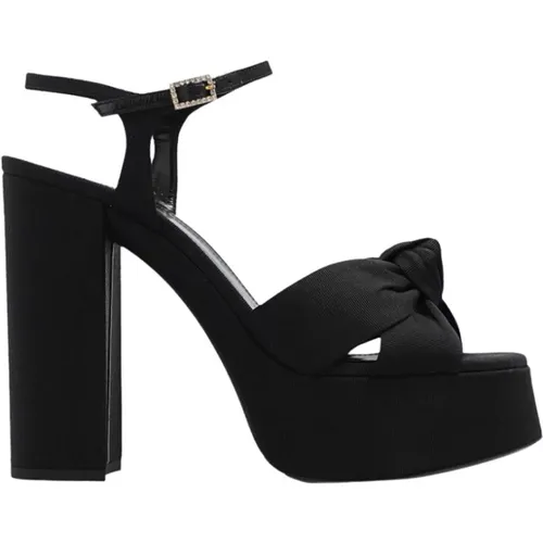Bianca Platform Sandals , female, Sizes: 4 1/2 UK, 3 UK, 2 1/2 UK, 2 UK, 5 1/2 UK - Saint Laurent - Modalova