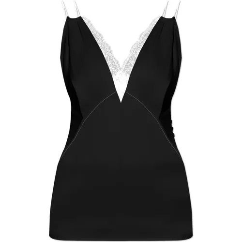 Lingerie-style top , female, Sizes: S, 2XS, XS - Victoria Beckham - Modalova