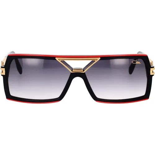 Vintage Rectangular Sunglasses with Titanium Details , male, Sizes: 61 MM - Cazal - Modalova