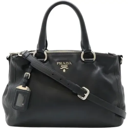 Pre-owned Leather prada-bags , female, Sizes: ONE SIZE - Prada Vintage - Modalova