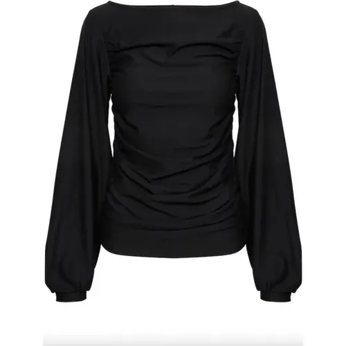 Schwarze RifaGZ LS Bluse , Damen, Größe: 2XS - Gestuz - Modalova