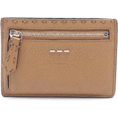 Pre-owned Leather wallets , female, Sizes: ONE SIZE - Fendi Vintage - Modalova