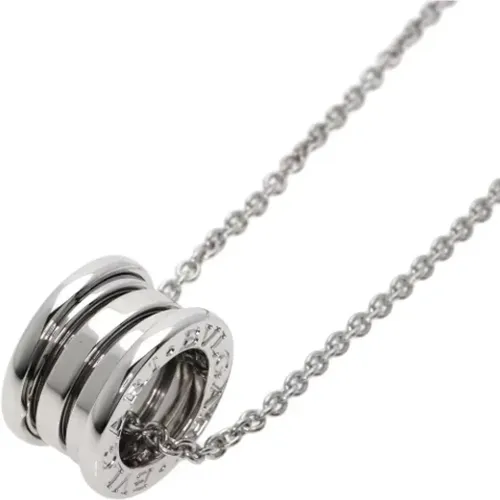 Pre-owned White Gold necklaces , female, Sizes: ONE SIZE - Bvlgari Vintage - Modalova