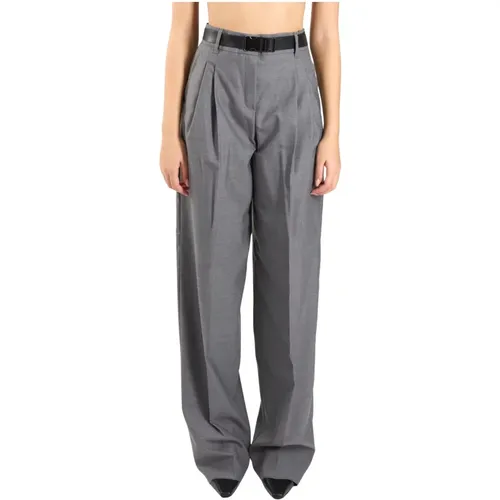 Weiche Wollmischhose Modell Juanita - Max Mara Studio - Modalova