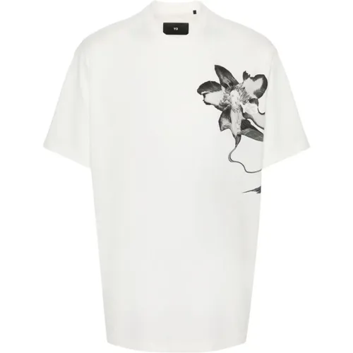 Natur-inspiriertes Grafik T-Shirt , Herren, Größe: L - Y-3 - Modalova