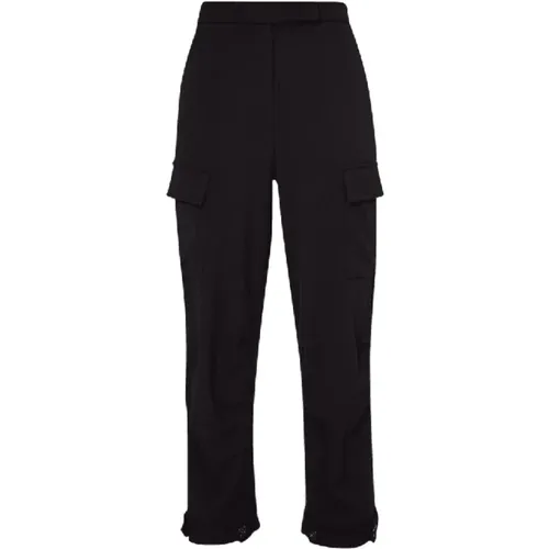 Schwarze Cargo Hose , Damen, Größe: XS - Liu Jo - Modalova