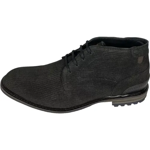 Casual Leather Shoes Croco , male, Sizes: 8 UK, 10 1/2 UK, 7 1/2 UK, 10 UK, 9 UK, 7 UK - Van Bommel - Modalova