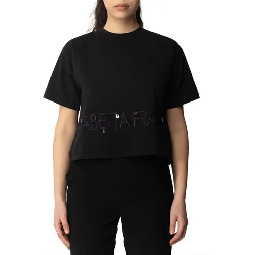 Cotton T-shirt and Polo Set , female, Sizes: M, S - Elisabetta Franchi - Modalova