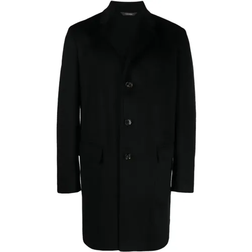 Luxury Cashmere Coat with 3 Buttons , male, Sizes: XL, 3XL - Colombo - Modalova