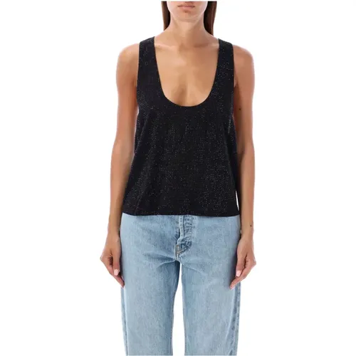 Crystal Tank Top Aw24 , female, Sizes: XS, S - Retrofête - Modalova