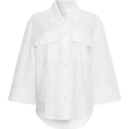 Klassisches Weißes Hemd mit Vordertaschen - Heartmade - Modalova