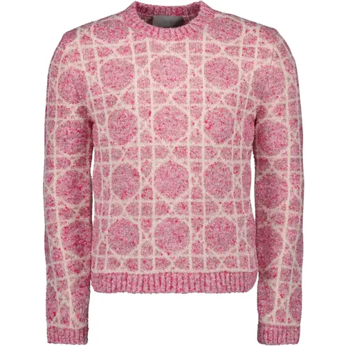 Cannage Jacquard Cashmere Sweater - Dior - Modalova