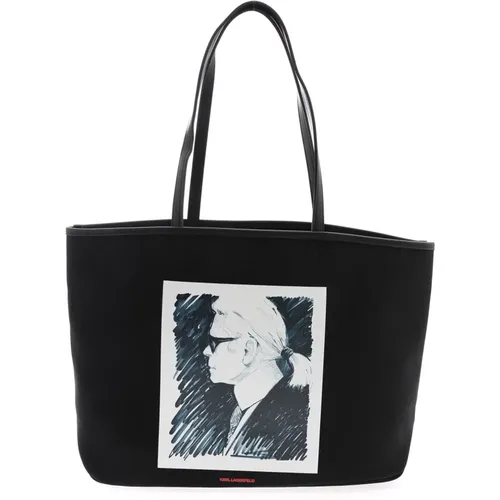 Stilvolle Legendäre Tote Tasche - Karl Lagerfeld - Modalova