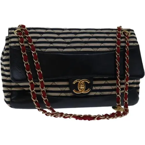 Pre-owned Cotton chanel-bags , female, Sizes: ONE SIZE - Chanel Vintage - Modalova