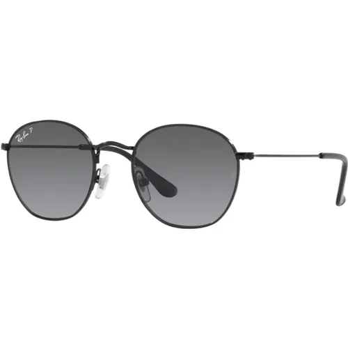 Junior Polarized Sunglasses Black/Grey , unisex, Sizes: 48 MM - Ray-Ban - Modalova