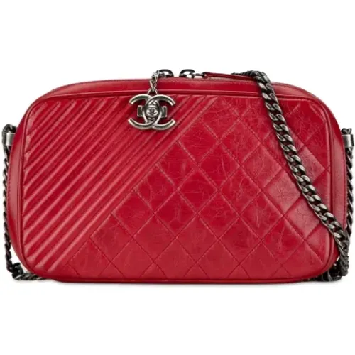 Pre-owned Leather crossbody-bags , female, Sizes: ONE SIZE - Chanel Vintage - Modalova