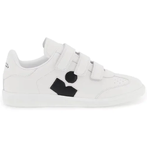 Beth Leather Sneakers with Contrasting Logo , female, Sizes: 3 UK - Isabel Marant Étoile - Modalova