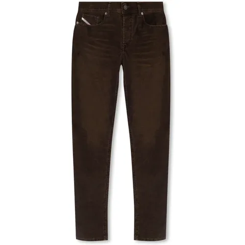 D-Finitive corduroy trousers , male, Sizes: W36 L34, W34 L34, W29 L32, W31 L34 - Diesel - Modalova