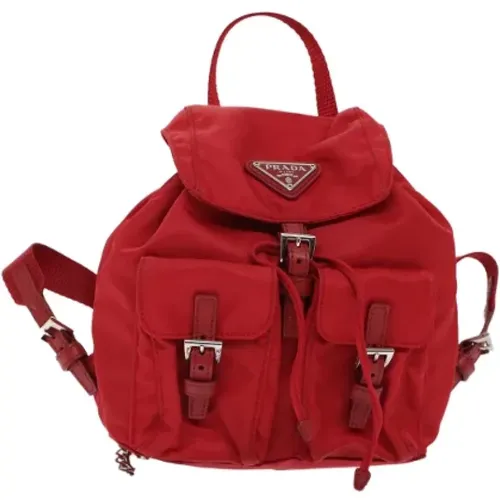 Pre-owned Nylon backpacks , female, Sizes: ONE SIZE - Prada Vintage - Modalova