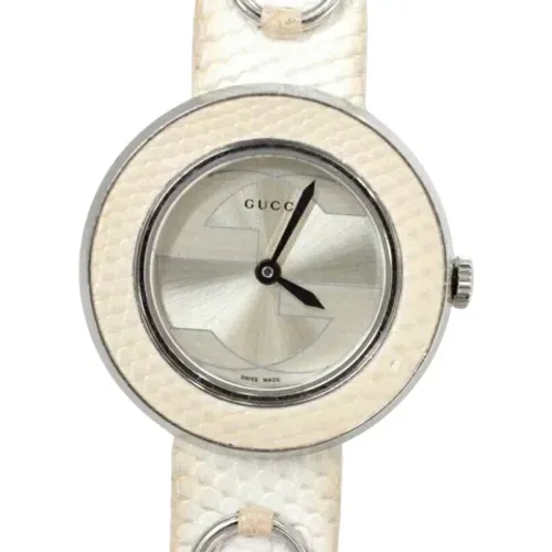 Pre-owned Stainless Steel watches , female, Sizes: ONE SIZE - Gucci Vintage - Modalova