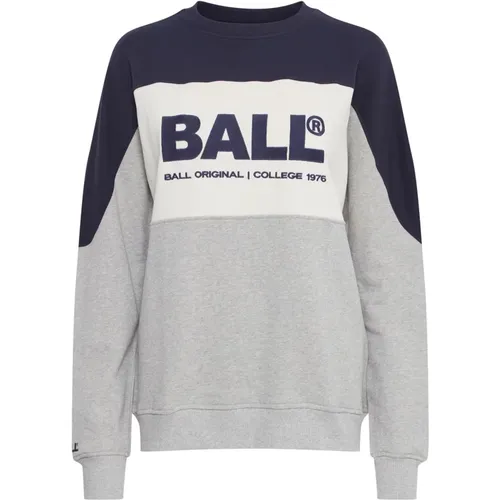 Mitternachts-Sweatshirt mit coolem Logo - Ball - Modalova