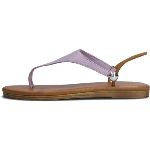 Flat Sandalen , Damen, Größe: 36 EU - Notre-v - Modalova