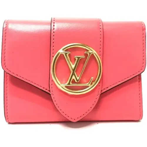 Pre-owned Leather wallets , female, Sizes: ONE SIZE - Louis Vuitton Vintage - Modalova