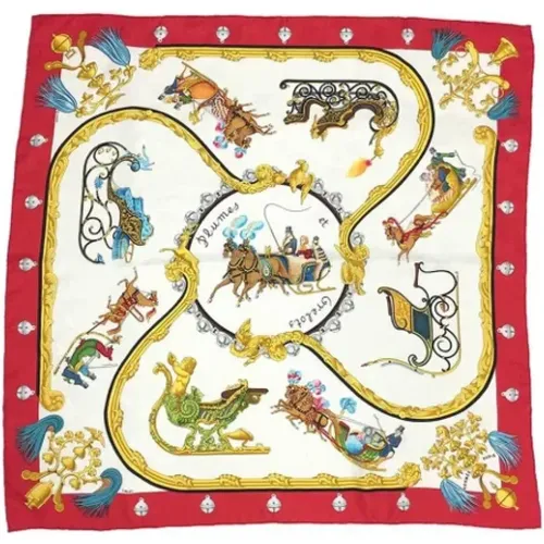 Pre-owned Silk scarves , female, Sizes: ONE SIZE - Hermès Vintage - Modalova