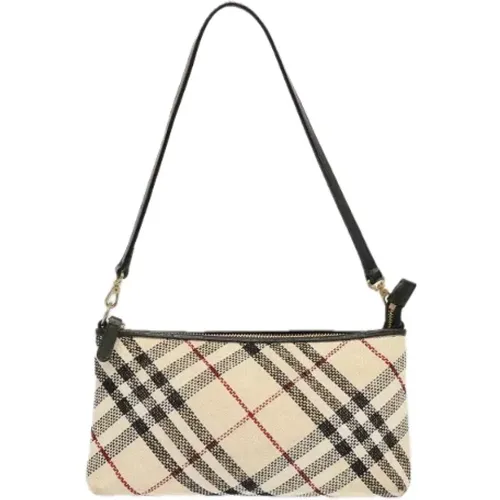 Pre-owned Canvas shoulder-bags , female, Sizes: ONE SIZE - Burberry Vintage - Modalova