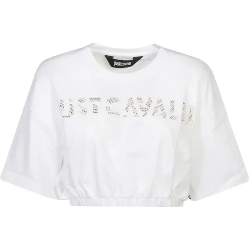 Weiße T-Shirts und Polos ***cv , Damen, Größe: XS - Just Cavalli - Modalova