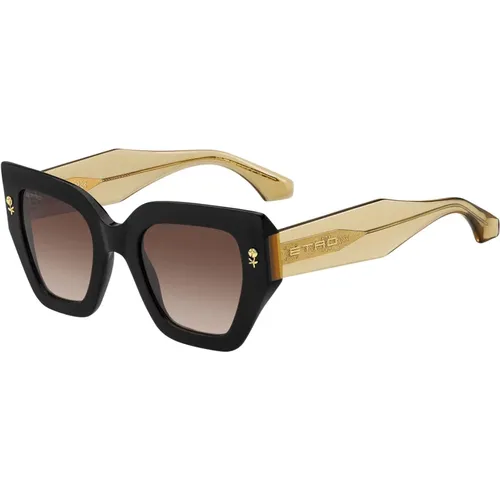 Brown Shaded Sunglasses , female, Sizes: 50 MM - ETRO - Modalova