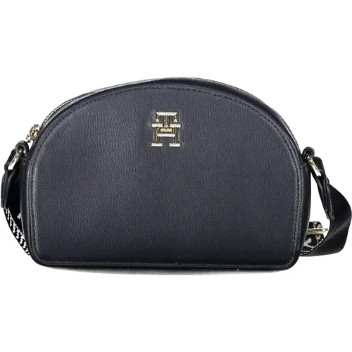 Blaue Polyester-Handtasche mit Verstellbarem Schultergurt - Tommy Hilfiger - Modalova