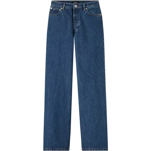 High-Waist Straight-Leg-Jeans , Damen, Größe: W30 - A.P.C. - Modalova