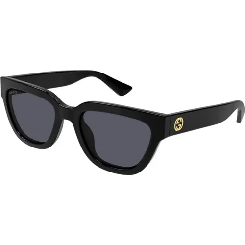 Grey Sunglasses Gg1578S 001 , female, Sizes: 54 MM - Gucci - Modalova