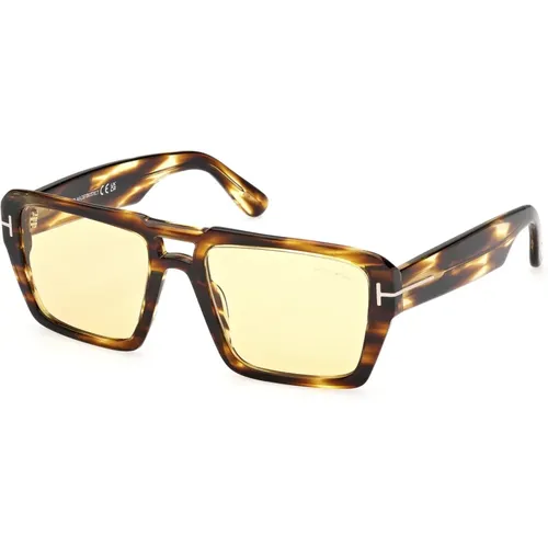 Redford Sonnenbrille , Herren, Größe: 56 MM - Tom Ford - Modalova