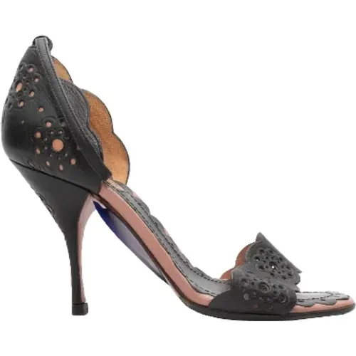 Pre-owned Leather heels , female, Sizes: 3 UK - Alaïa Pre-owned - Modalova