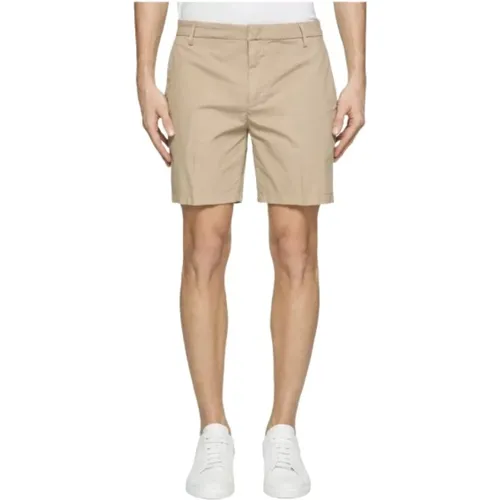 Manheim Bermuda shorts in lightweight poplin , male, Sizes: W30, W33, W35, W31, W34, W32, W36 - Dondup - Modalova