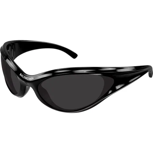 Schwarze Bb0317S Sonnenbrille , unisex, Größe: 54 MM - Balenciaga - Modalova