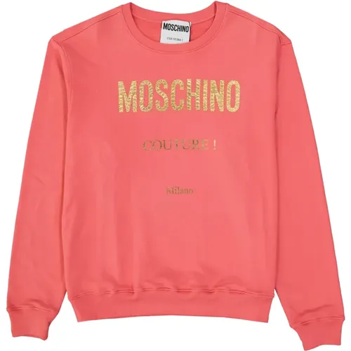 Stylish Logo Sweatshirt for Men , male, Sizes: XL - Moschino - Modalova