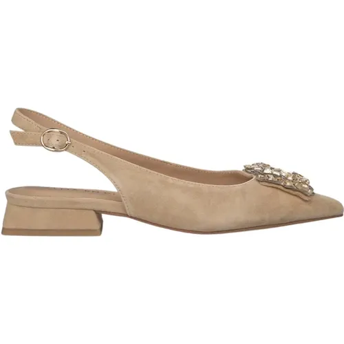 Flat Shoe Brooch , female, Sizes: 5 UK, 3 UK, 4 UK, 6 UK, 7 UK - Alma en Pena - Modalova