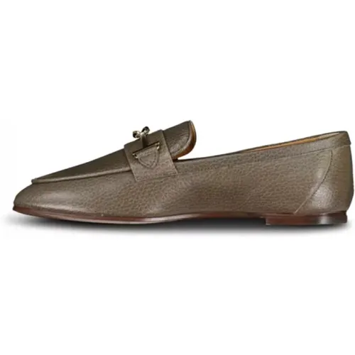 Stylish Loafers with Metallic Detail , male, Sizes: 6 UK, 7 UK - TOD'S - Modalova