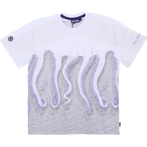 Milan Tee Weiß Kurzarm T-shirt , Herren, Größe: M - Octopus - Modalova