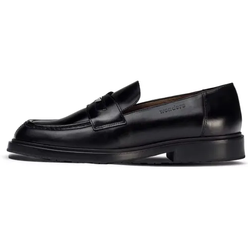 Loafers NED Schwarz - Größe: 35, Farbe: Schwarz , Damen, Größe: 40 EU - Wonders - Modalova